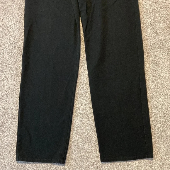 Women With Control Black Stretch Knit Pants XSP - Picture 3 of 12